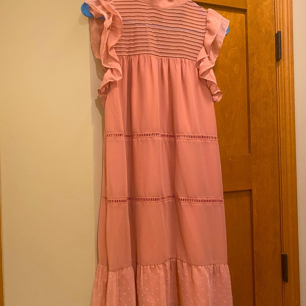 Who What Wear light pink dress